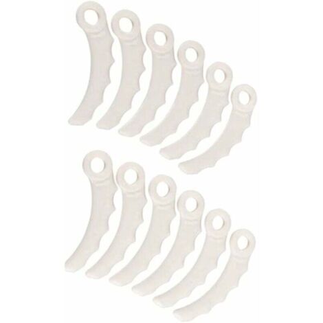 Lot de 12 lames de rechange pour débroussailleuse Makita 198426-9 198383-1 DUR368AZ DUR369AZ DUR368LZ