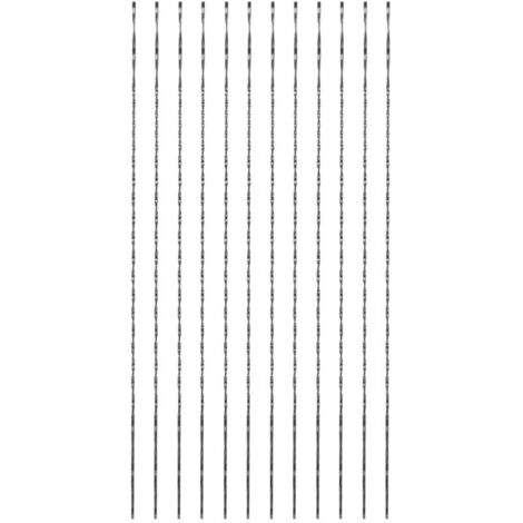 Lot de 12 lames de scie à chantourner – Acier au carbone – Pour bois, métal, plastique – Sciage en courbe, coupe fluide
