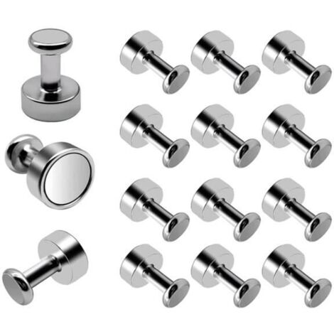 Lot de 12 mini aimants puissants pour tableau magnétique, aimant néodyme extra puissant avec boîte magnétique, aimants réfrigérateur