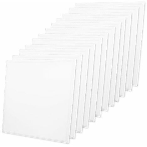 Panneau LED 60x60 40W Blanc (Pack de 6) - Blanc Neutre 4000K - 5500K -  SILAMP - Cdiscount Maison