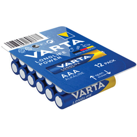 Lot de 12 piles alcaline AAA LR03