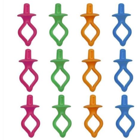 Lot de 12 pinces à bobine, clips de maintien de bobine, pinces pour bobine de fil de canette, pinces pour bobine de machine à coudre