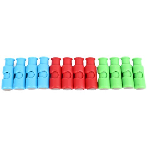 Lot de 12 pinces pour sacs à pain, robustes en plastique ABS, disponibles en 3 couleurs. Fermeture facile des sacs en plastique pour la maison, la cuisine et les voyages.