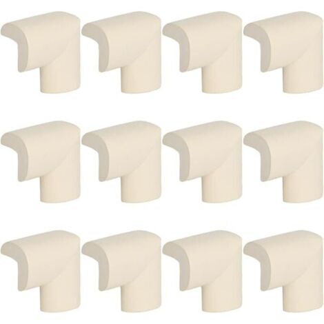 Lot de 12 protections d'angle de table en éponge pour enfants - Protection d'angle de meuble - Protection d'angle de table - Éponges de protection d'angle de table