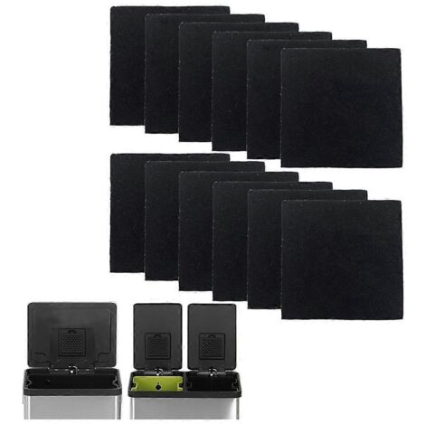 Lot de 12 recharges de filtres anti-odeurs pour