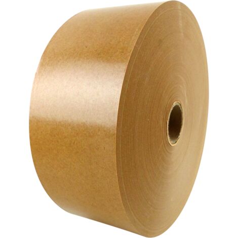 Lot de 12 Ruban adhésif kraft gommé havane 60mm200m
