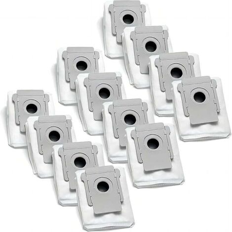 Lot de 12 Sac Aspirateur compatibles avec Roomba i7 i7+ i8 i8+ i4 i4+ i6 i6+ j7 j7+ s9 s9+ E5 E6 E7 Sacs à Poussière de Rechange