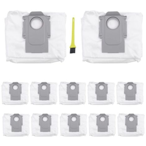 Lot de 12 Sacs à Poussière Compatibles Aspirateurs Roborock Modèles Max et S7 Ultra