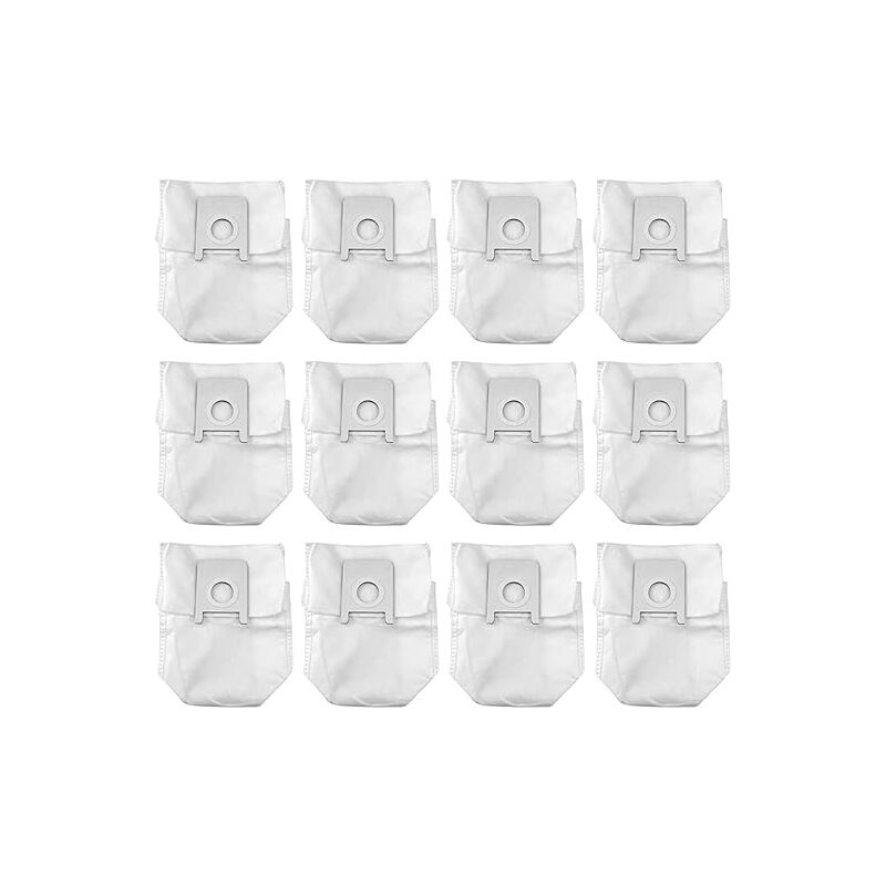 Lot de 12 sacs à poussière pour aspirateur Roidmi EVE Plus