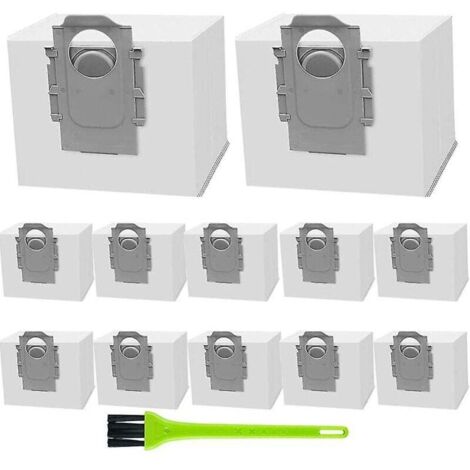 Lot de 12 sacs à poussière pour Roborock Q7 Max /q7 Max+ / Q7 Max Plus