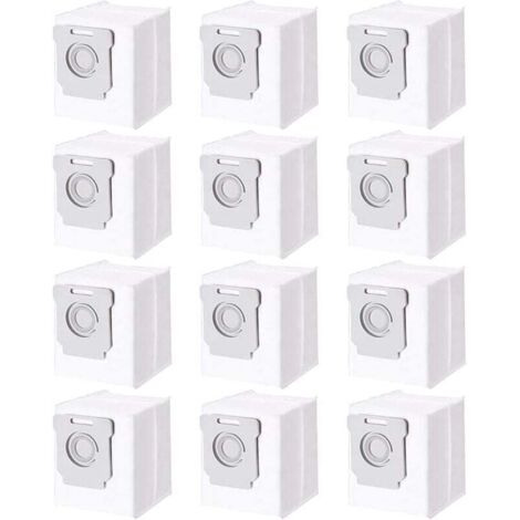 Lot de 12 Sacs d&39aspirateur pour iRobot Roomba i7 i7+ i3 i3+ i4 i4+ i6 i6+ j7 j7+ i8 i8+S9 S9+ E5 E6 E7, Accessoires Sac à Pou