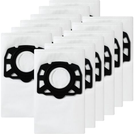TOOLIVE 10 Sac/Sacs Filtre d'Aspirateurde pour Serie wd6 - Kärcher WD5 WD6 WD5P WD6P Premium, mipuu 2.863-006.0 2.863-006.0 Microsafe