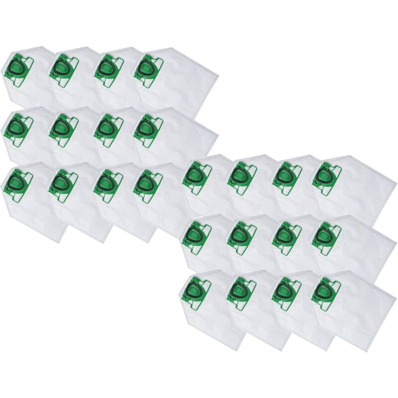 Lot de 12 sacs d'aspirateur Vorwerk Folletto VK 200-2 boîtes de 6 sacs d'aspirateur VK 200 et VK200 FP