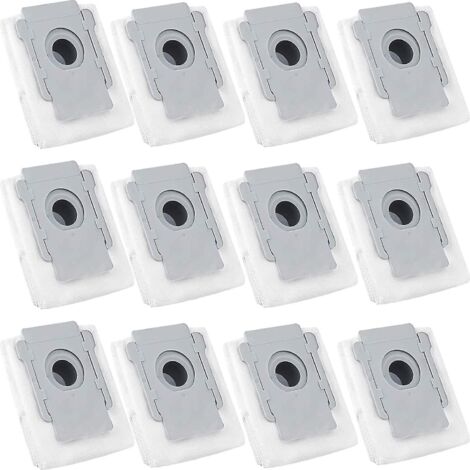 Lot de 12 sacs d'élimination automatique de la saleté à base propre Irobot Roomba I7, etc.