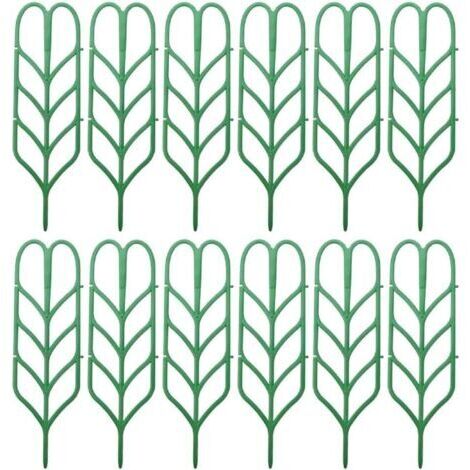 Lot de 12 supports pour plantes grimpantes dans les petits espaces