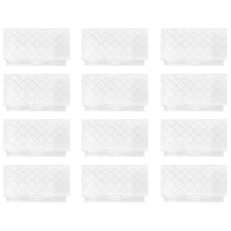 Lot de 12 tampons de rechange pour serpillère jetable Vacmop Vm252 Vm200 Vm190