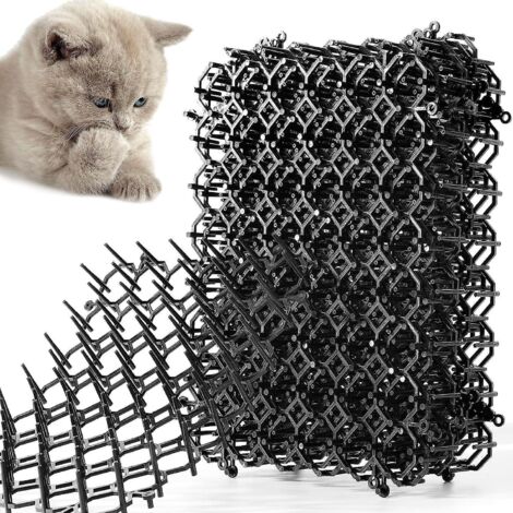 lot De 12 Tapis Griffer 15.520cm Avec Pointes Pour Chats, Tapis Rpulsifs Pour Chats En Extrieur, Tapis Rpulsifs Pour Chiens Grille Pineuse Pour