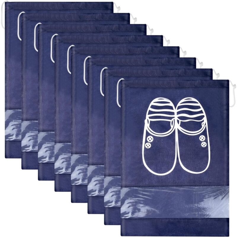 Linghhang - Lot de 12 Travel Sacs à Chaussures de Voyage Housse Chaussures Sacs de Voyage Respirants Sacs Organisateurs, Portable Anti-poussière avec