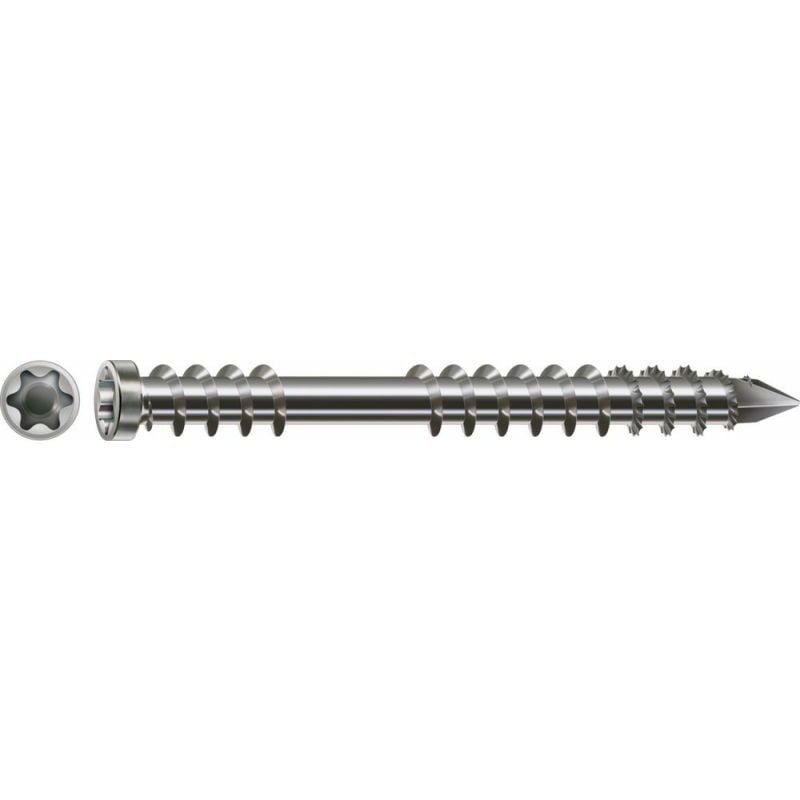 Vis pour terrasse acier inoxydable A2 ,5 x 40 mm,125 Stk. - Carton xl - Spax