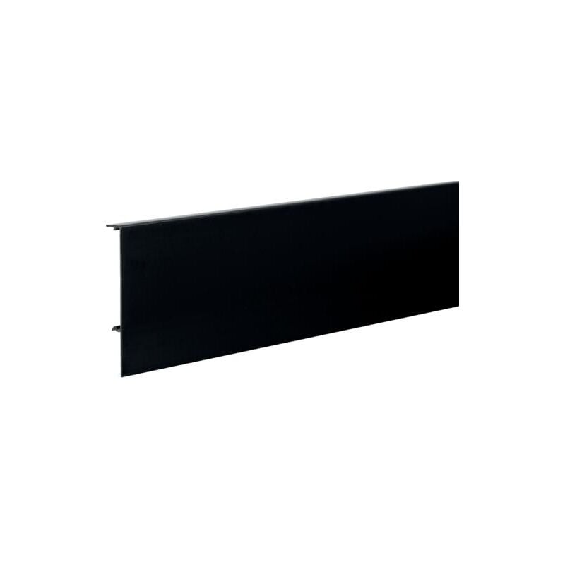 Couvercle pour plinthe SL15100 noir HAGER SL1510029011