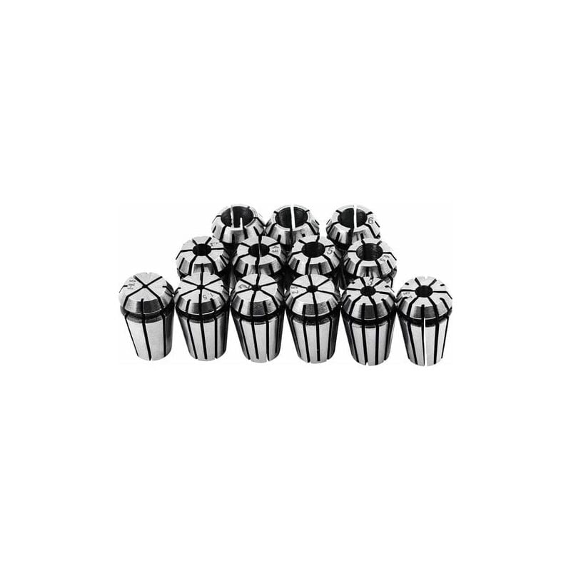 SNQ - Lot de 13 colliers de serrage ER11, mandrin de serrage ER11, support de serrage à ressort ER11 de 1 à 7 mm pour outil de gravure et de fraisage