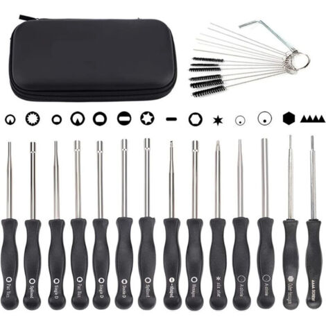 Lot de 14 outils de réglage de carburateur avec vis Vis à tête hexagonale pour petit moteur à 2 temps pour Poulan Remplacement pour Husqvarna pour STIHL pour Echo tronçonneuse Trimmer