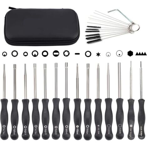 Lot de 14 outils de réglage de carburateur avec vis Vis à tête hexagonale pour petit moteur à 2 temps pour Poulan Remplacement pour Husqvarna pour STIHL pour Echo tronçonneuse Trimmer