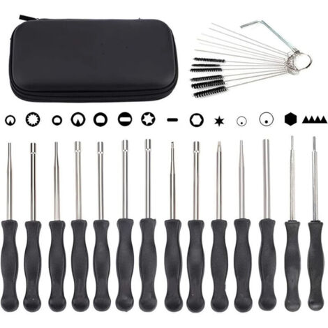 Lot de 14 outils de réglage de carburateur avec vis Vis à tête hexagonale pour petit moteur à 2 temps pour Poulan Remplacement pour pour STIHL pour Echo tronçonneuse Trimmer