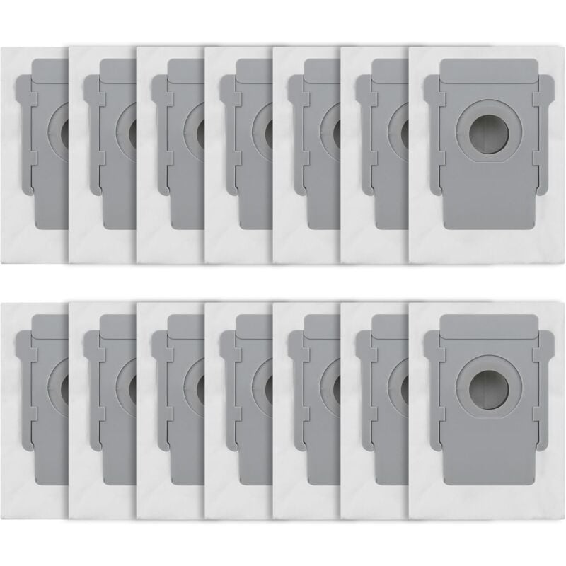 Lot de 14 Sacs d'aspirateur pour IRobot Roomba I7 E5 E6 S9 S9+ Sac de rechange pour IRobot Roomba I7 Kit d'accessoires