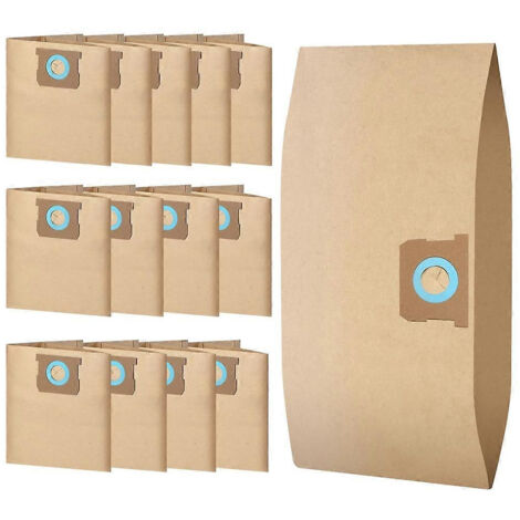 Lot de 14 sacs DXVA19-4104 pour aspirateur eau et poussière DEWALT de 5 à 8 gallons, sacs jetables pour aspirateur d'atelier, sacs à poussière de rechange