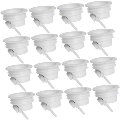 Lot de 15 clapets anti-retour désodorisants pour drain de sol, adaptés aux égouts, aux tuyaux de filtre anti-colmatage, aux couvercles de sol, aux bouchons en PP, aux tuyaux de vidange de baignoire