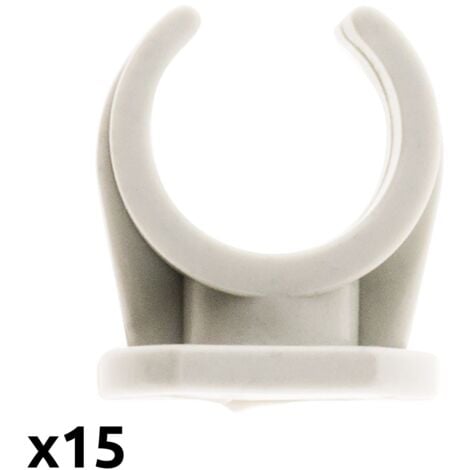 Lot de 15 clips Ø20mm sans chevilles - Zenitech
