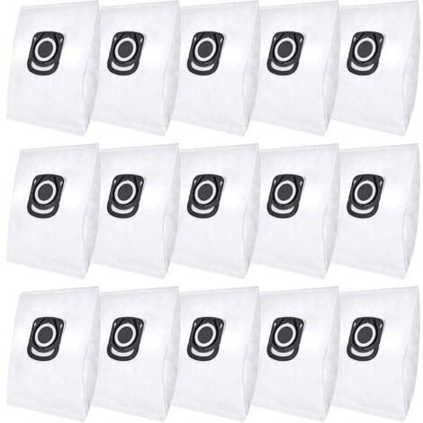 Lot de 15 sacs d&39aspirateur pour Rowenta Hygiene+ ZR200520 ZR200720 Swirl R39 Sacs à poussière pour Rowenta Compact Power, X-