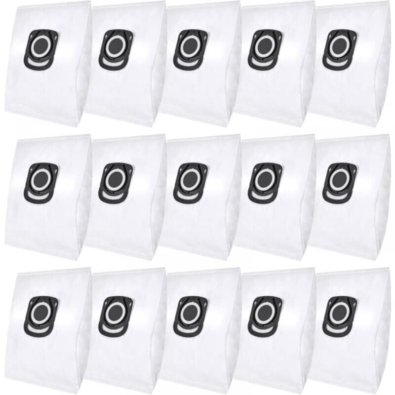 Lot de 15 sacs d'aspirateur, adaptés aux sacs à poussière, adaptés aux sacs à poussière