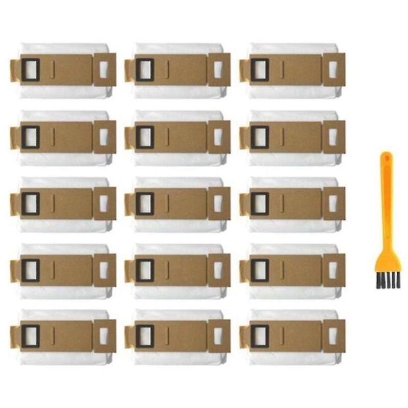 Lot de 15 sacs d'aspirateur avec brosse pour aspirateur S7 S7 T7s T7s Plus