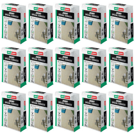 Lot de 15 sacs de joint spécial terrasse PAREXLANKO - Ton Pierre - 375kg