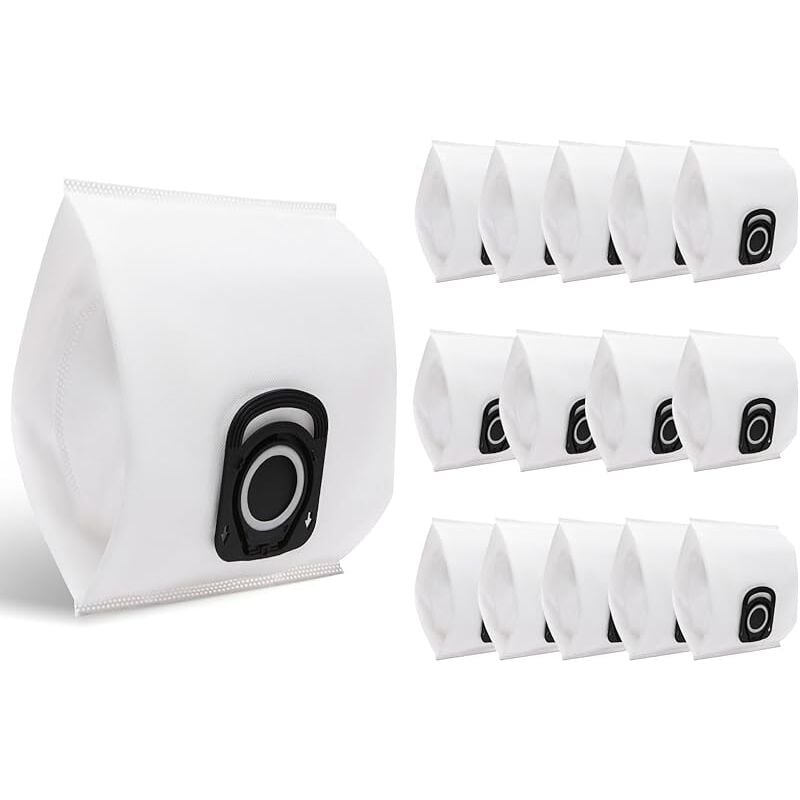 Lot de 15 sacs Hygiène+ ZR200520 ZR200720 ZR200920 Compatibles avec Rowenta Tefal Moulinex Silence Force,Green Force,Power xxl,x-t