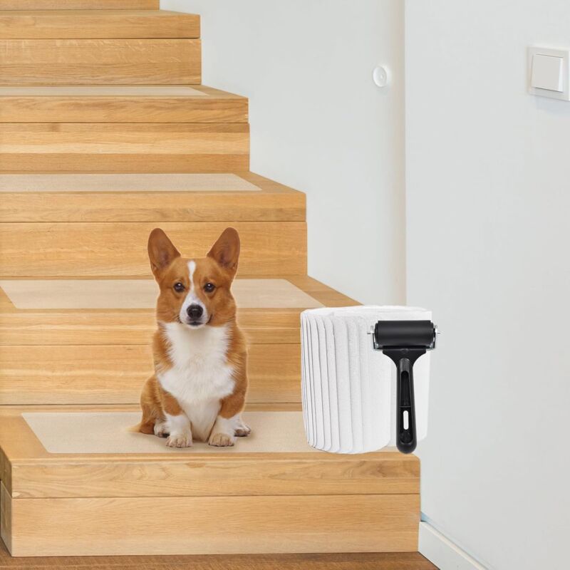 Lot de 15 tapis antidérapants pour escaliers, 15 x 60 cm, antidérapants, transparents, protection d'escalier pour bois, carrelage, pierre (15 x 60 cm)