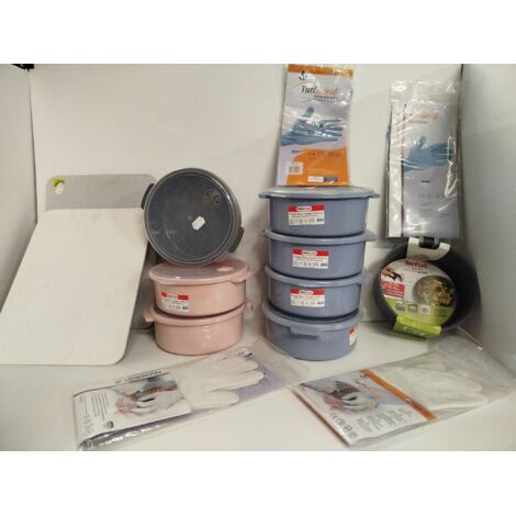 Lot de 15 - TEFAL FESTICOOK SPERIAN - Ensemble de cuisson et gants de protection - Induction et Micro-ondes - Neuf - Voir photos