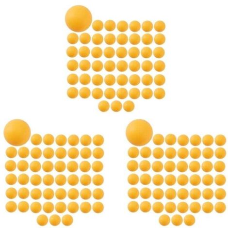 Lot De 150 Balles De Ping Pong Orange Sans Couture Qualité Supérieure Pour Entraînement Avancé