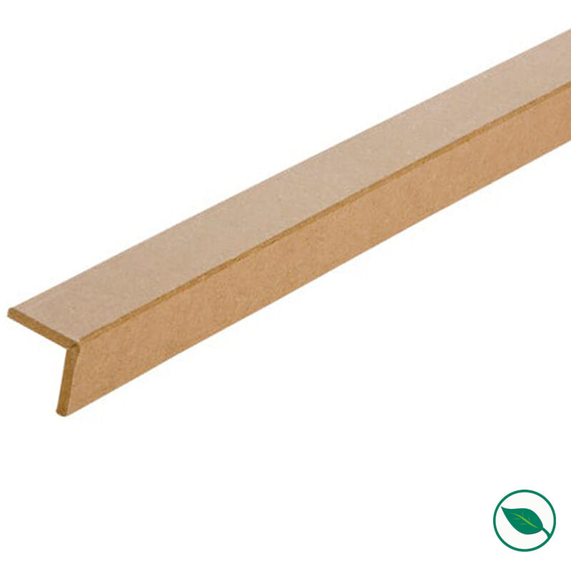 Forestea - Lot de 16 baguettes angles mdf brut 2400 x 21 x 21 mm pefc 70%