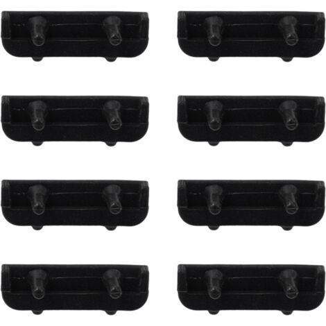 Lot de 16 butoirs en caoutchouc pour plateau de friteuse à air, pieds de rechange en silicone pour une meilleure durabilité