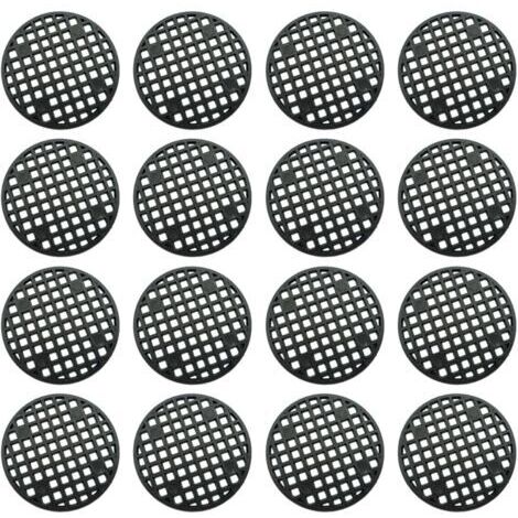 Lot de 16 Coussinets en Plastique pour Pots de Fleurs, Tapis de Drainage en Maille Anti-Fuite pour Pots à Bonsaï, Taille Moyenne, Protège la Terre et Facilite L’écoulement