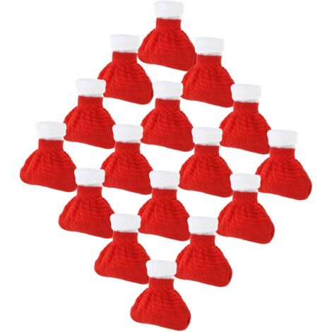 Lot de 16 couvre-marches antidérapants, couvre-coins de table de Noël pour décorations de Noël et de fêtes.