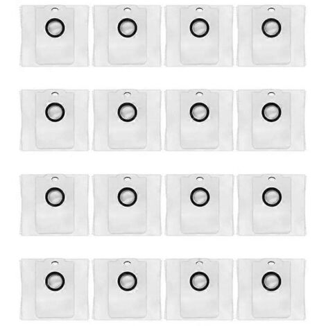 Lot de 16 sacs à poussière pour aspirateurs robots 2499/7490/8290, Atvel R80 et Kabum Smart 900
