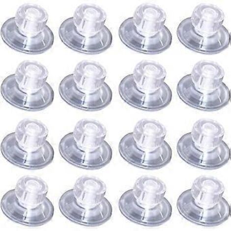 Lot de 16 ventouses en verre de 45 mm pour caravane, camping-car, fourgon aménagé, caravane, fourgon, camping-car, auvent latéral, organisateur suspendu, maison, cuisine