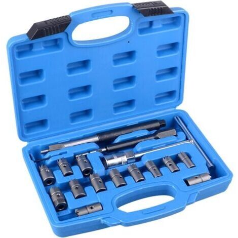 Lot de 17 outils de nettoyage professionnels pour injecteur diesel