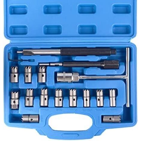 Lot de 17 outils nettoyage professionnels pour injecteur diesel -