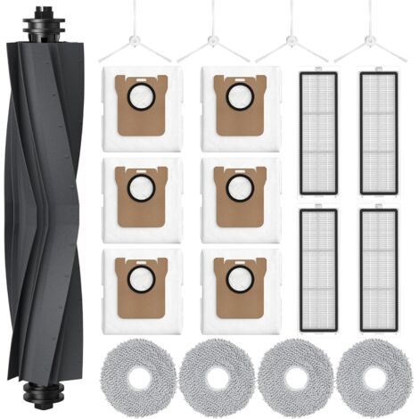 Lot de 19 accessoires pour aspirateur robot Xiaomi X20+/X10+, accessoires de rechange pour robot aspirateur Dreame L10s Ultra, L10 Ultra, L10 Prime, L10s Pro Gen 2, S10, S10 Pro, S20, S20 Pro