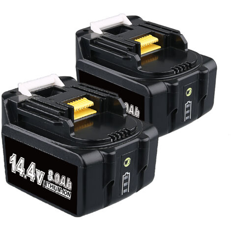 Lot de 2  14.4V 8.0Ah BL1430 Remplacement Batterie BL1430 BL1415 BL1440 BL1415N 196875-4 194558-0